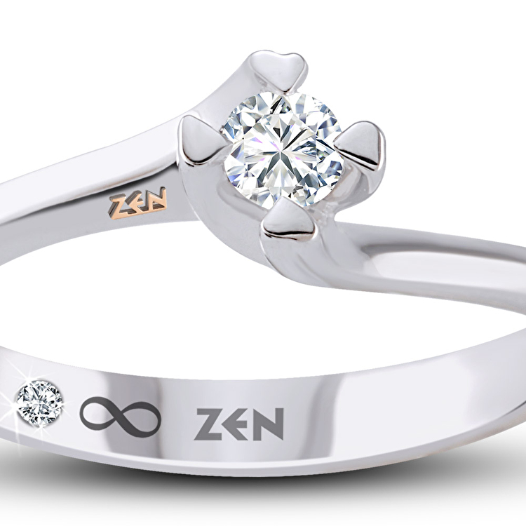 0,16 Karat Forevermark Tektaş Pırlanta Yüzük