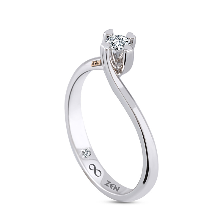 0,17 Karat Forevermark Tektaş Pırlanta Yüzük