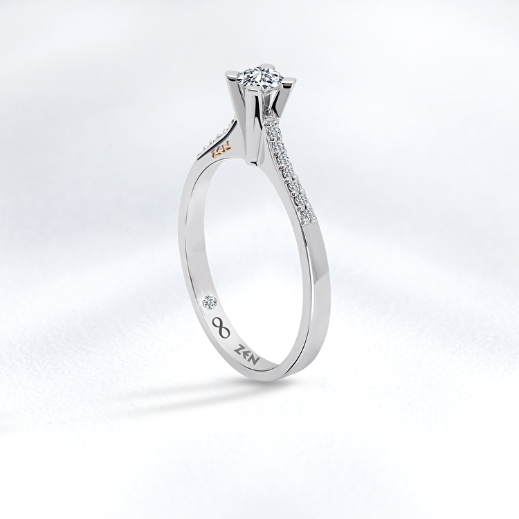 0 33 Karat I k Yolu Forevermark Tekta P rlanta Yuzuk 3000276014 ZEN P rlanta