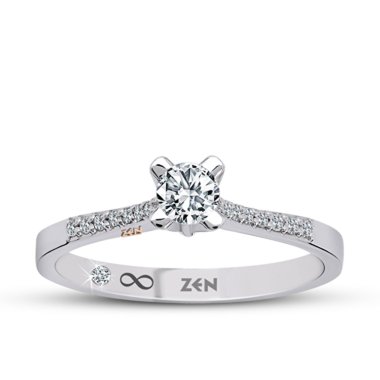 0,38 Karat Forevermark Tektaş Pırlanta Yüzük