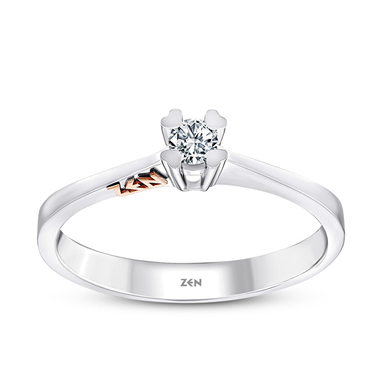 0,10 Karat Forevermark Tektaş Pırlanta Yüzük
