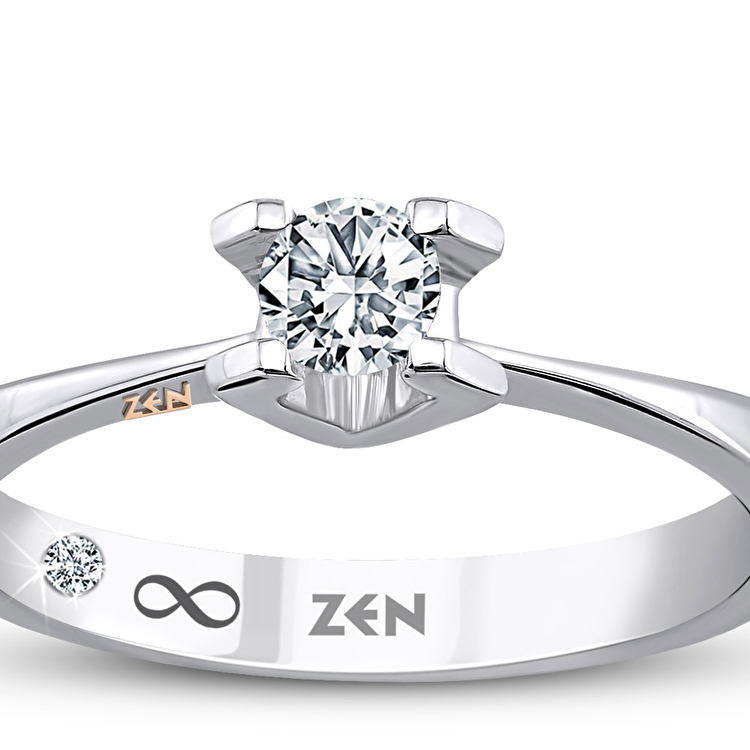 0,17 Karat Forevermark Tektaş Pırlanta Yüzük