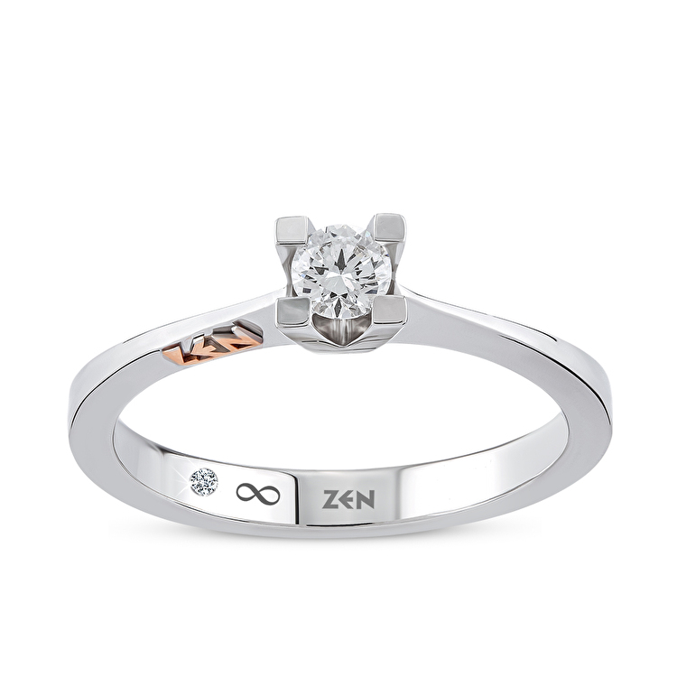 0,15 Karat Valentine Forevermark Tektaş Pırlanta Yüzük