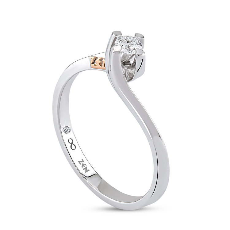 0,13 Karat Forevermark Tektaş Pırlanta Yüzük