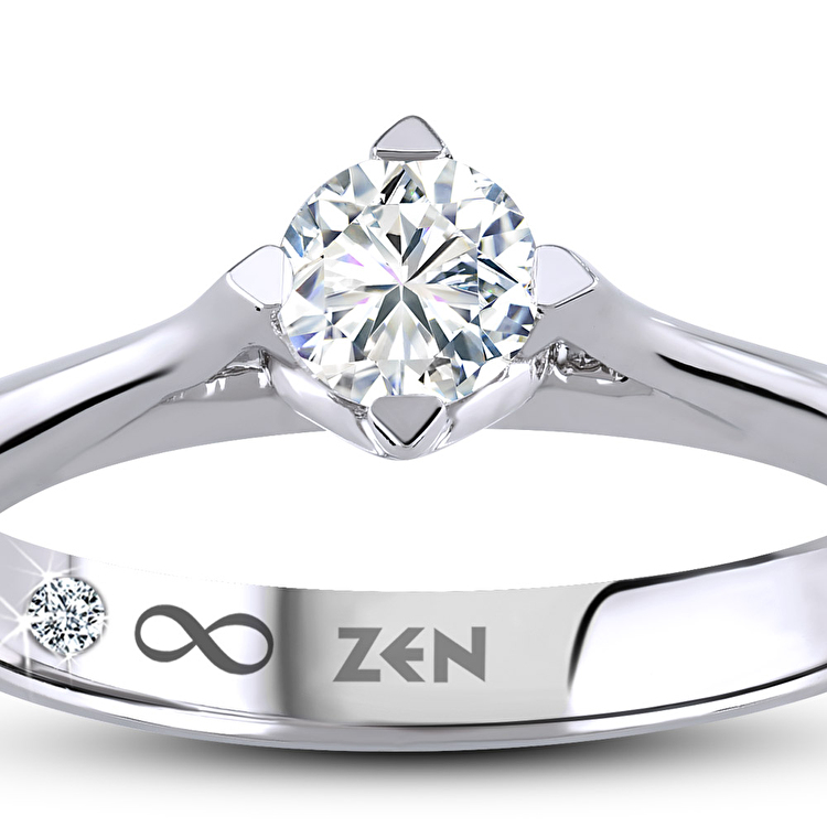 0,20 Karat Forevermark Setting Koleksiyonu Tektaş Pırlanta Yüzük