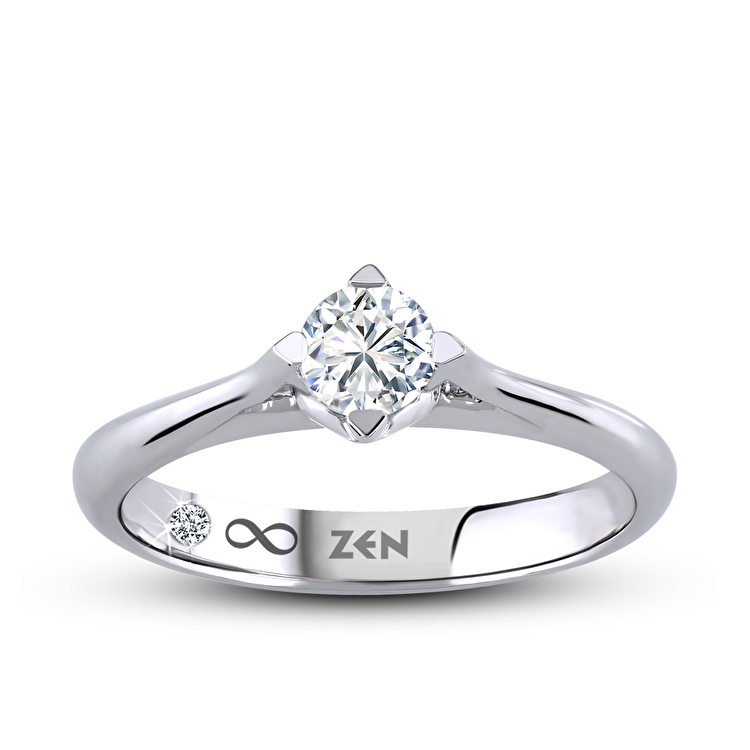 0,20 Karat Forevermark Setting Koleksiyonu Tektaş Pırlanta Yüzük