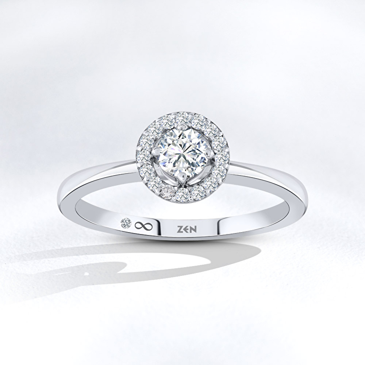 0,35 Karat Forevermark The Center of My Universe Koleksiyonu Tektaş Pırlanta Yüzük