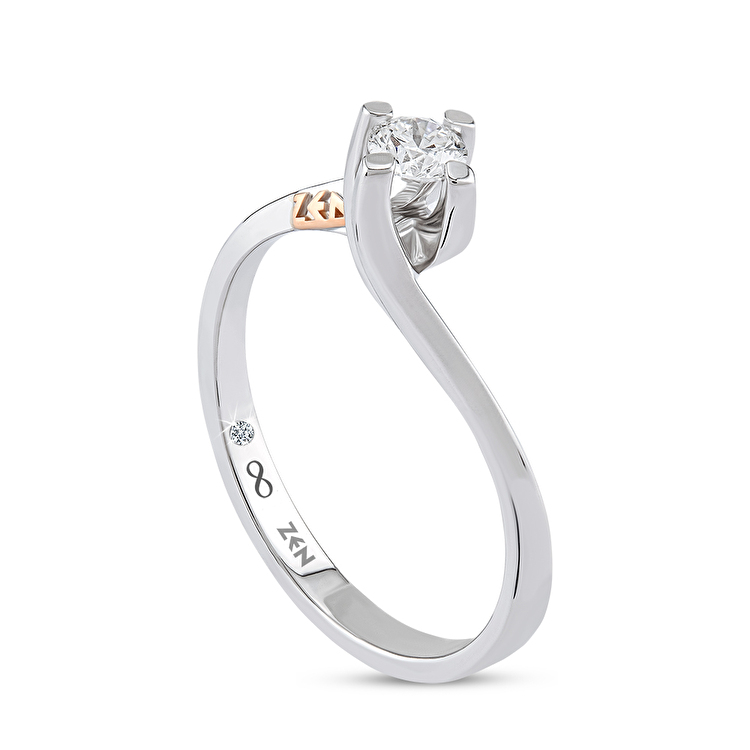 0,13 Karat Forevermark Tektaş Pırlanta Yüzük