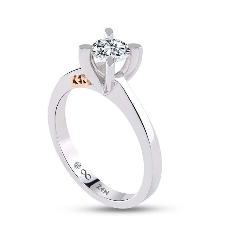 0,50 Karat Forevermark Tektaş Pırlanta Yüzük