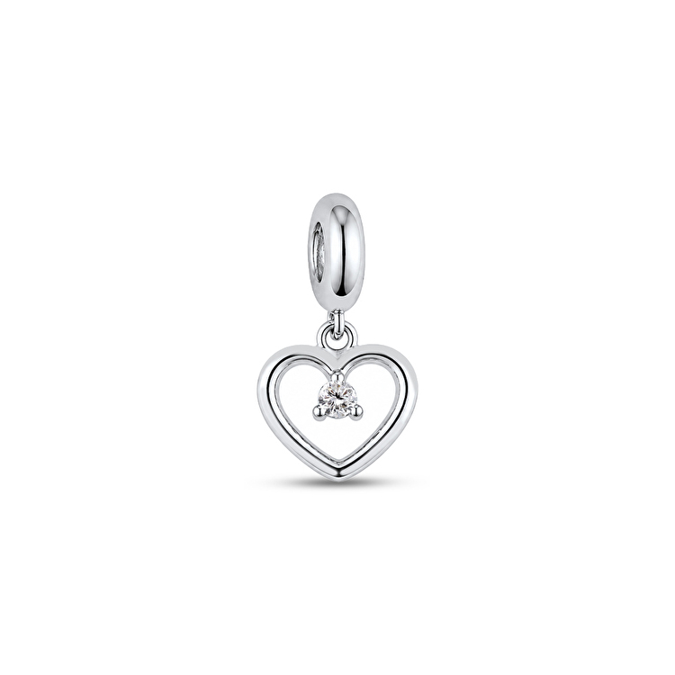 Pırlantalı Gümüş Charm 