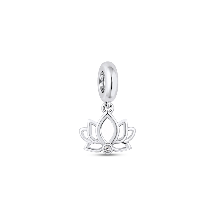 Pırlantalı Gümüş Charm 