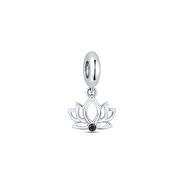 Pırlantalı Gümüş Charm 