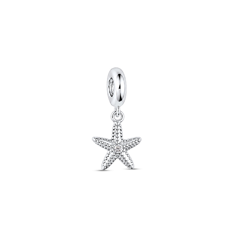 Pırlantalı Gümüş Charm 
