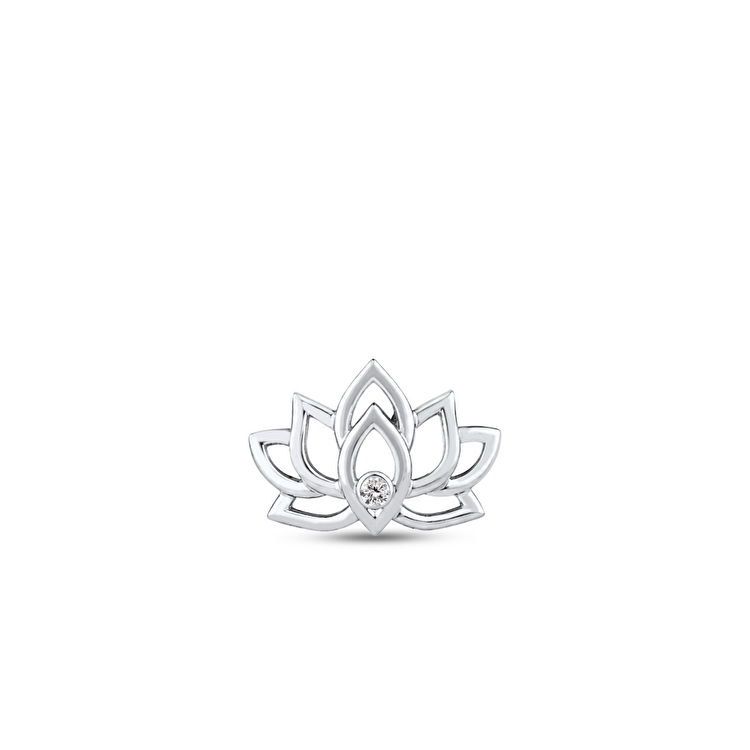 Pırlantalı Gümüş Charm 