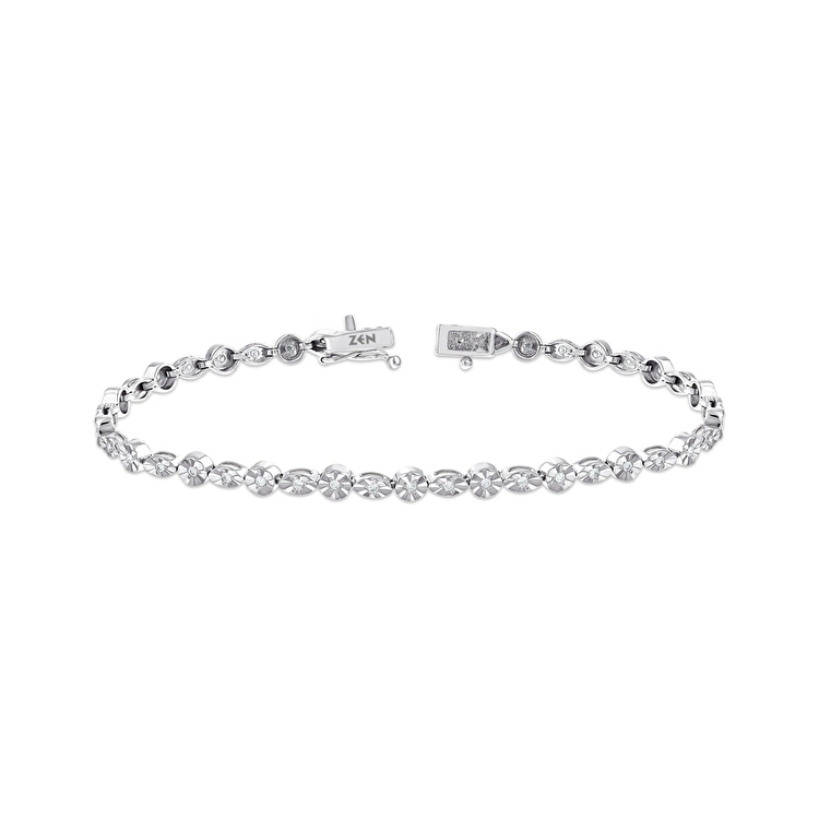 0,30 Karat Pırlanta Su Yolu Bileklik