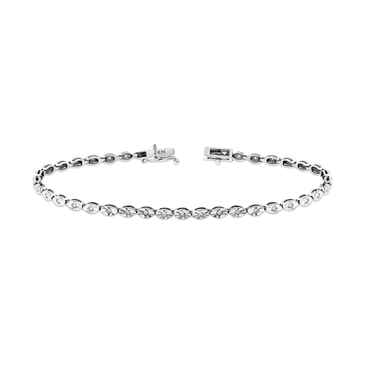 0,30 Karat Pırlanta Su Yolu Bileklik