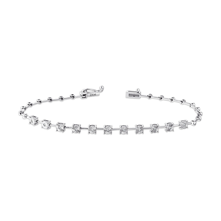 0,06 Karat Pırlanta Su Yolu Bileklik