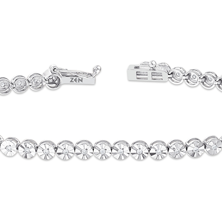 0,25 Karat Pırlanta Su Yolu Bileklik