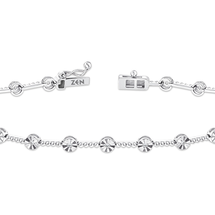 0,10 Karat Pırlanta Su Yolu Bileklik