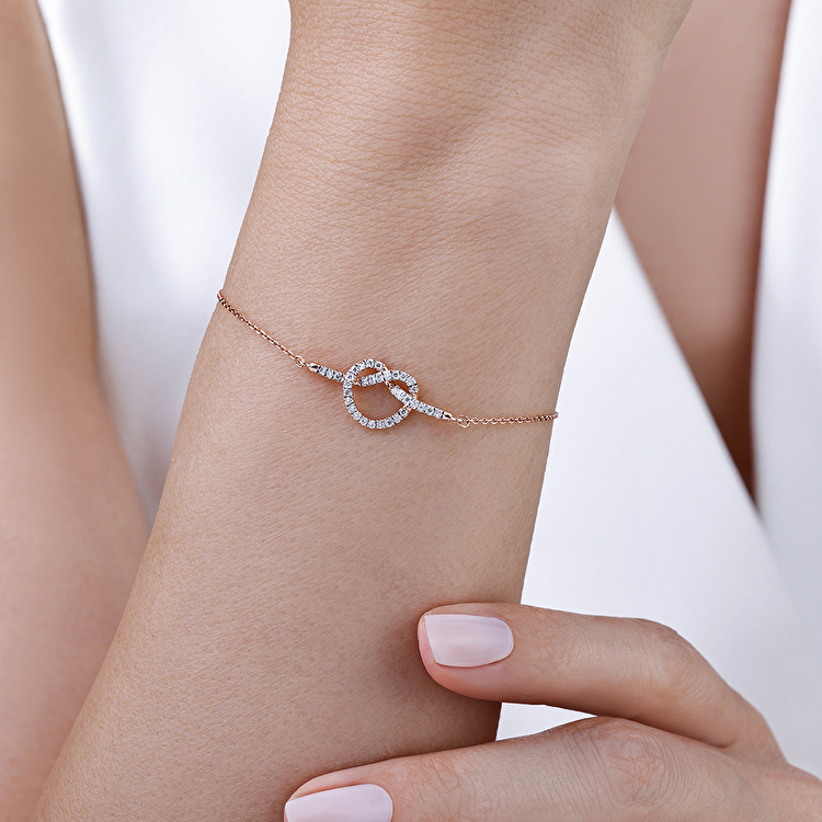 0,18 Karat Pırlanta Bileklik