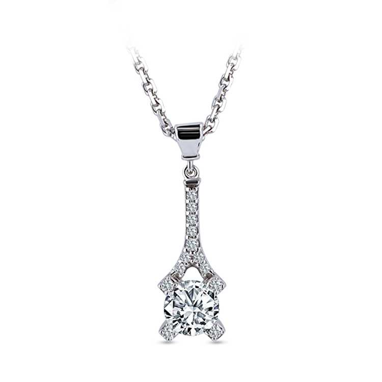 0,36 Karat Forevermark Cornerstones Tektaş Pırlanta Kolye