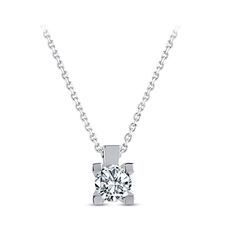 0,30 Karat Forevermark Tektaş Pırlanta Kolye