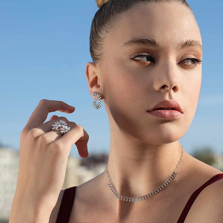 0,88 Karat Choker Pırlanta Kolye