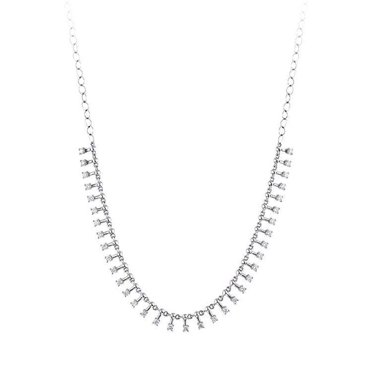 0,88 Karat Choker Pırlanta Kolye