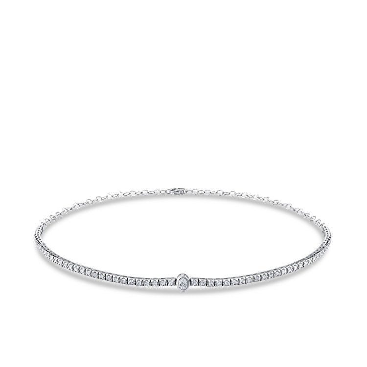 1,19 Karat Choker Su Yolu Kolye