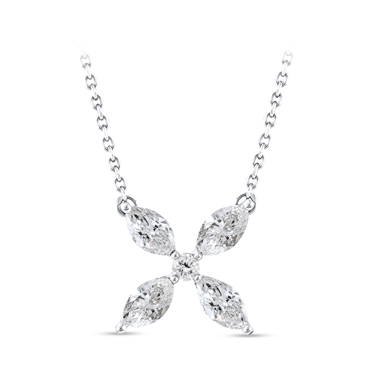 0,74 Karat Fiore Pırlanta Kolye