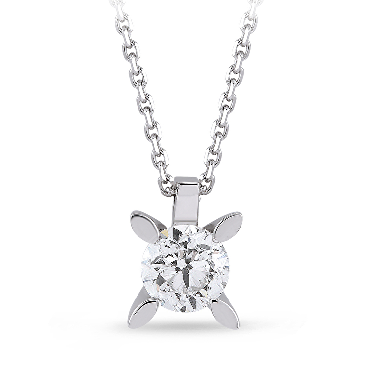 0,40 Karat Hera Tektaş Pırlanta Kolye