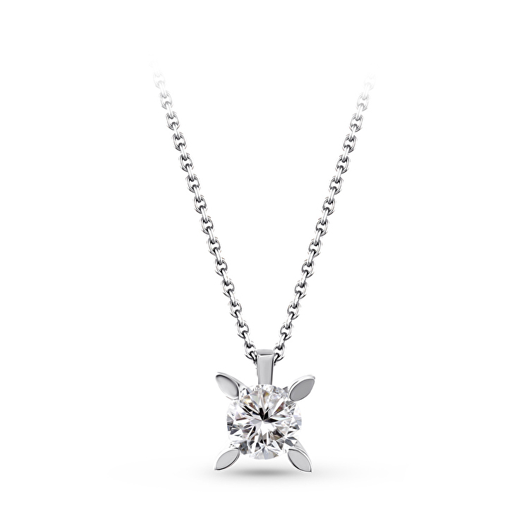 0,30 Karat Hera Tektaş Pırlanta Kolye