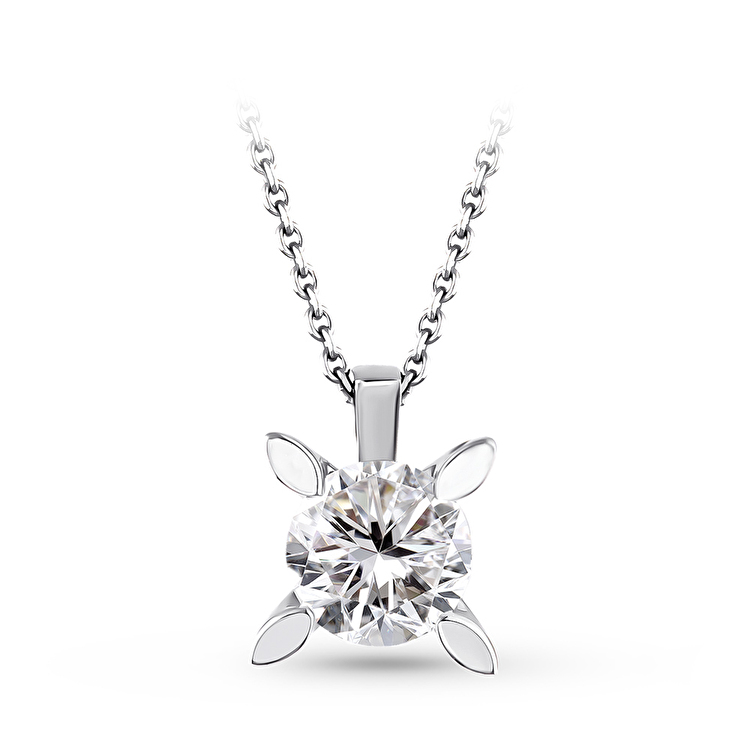 0,40 Karat Hera Tektaş Pırlanta Kolye