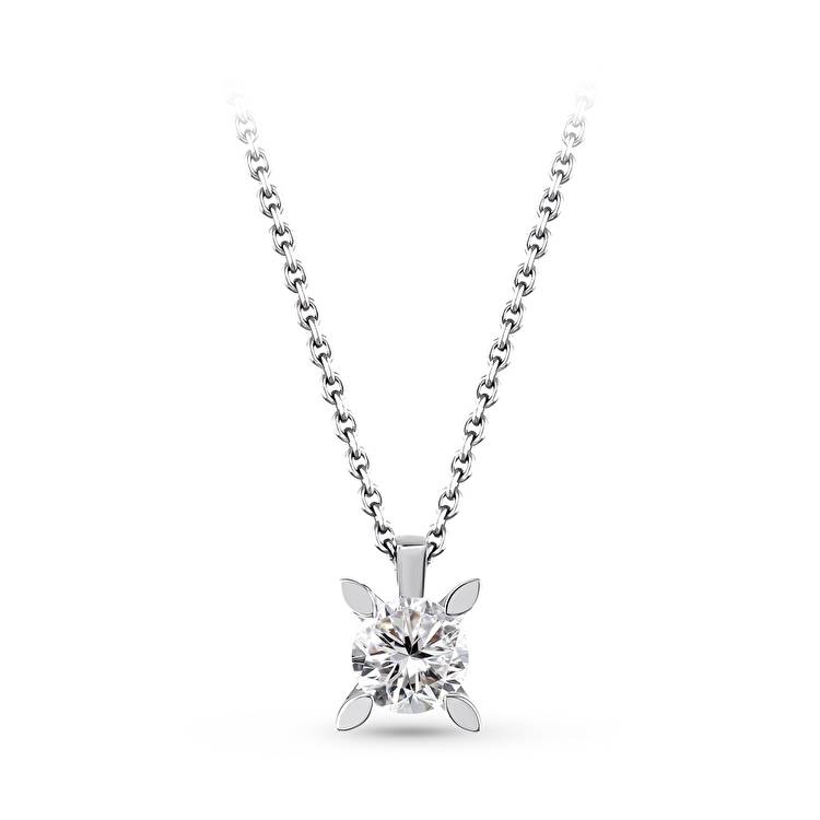 0,50 Karat Hera Tektaş Pırlanta Kolye