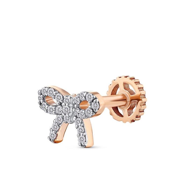 0,07 Karat Pırlanta Fiyonk Tragus