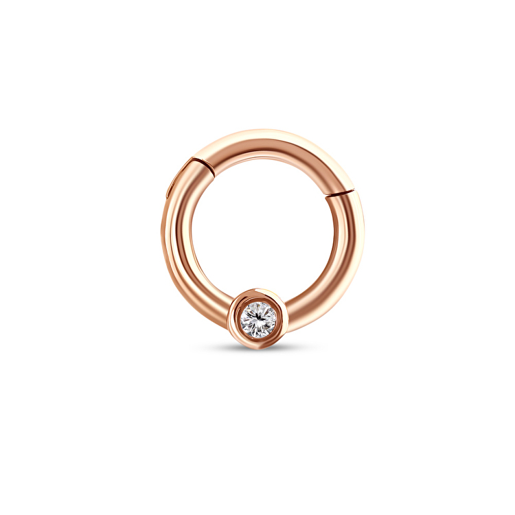 0,01 Karat Pırlanta Tragus