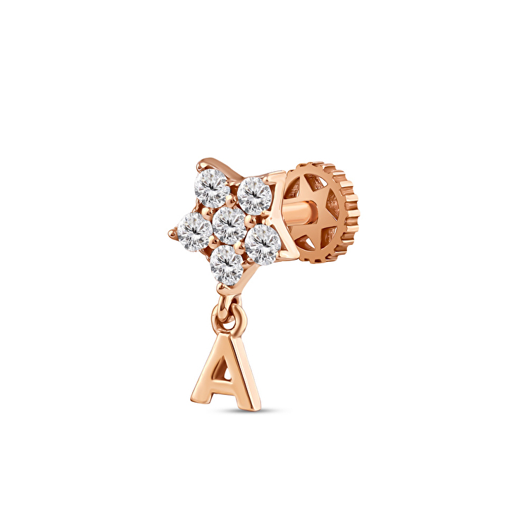 0,15 Karat Pırlanta Lena Flat Piercing