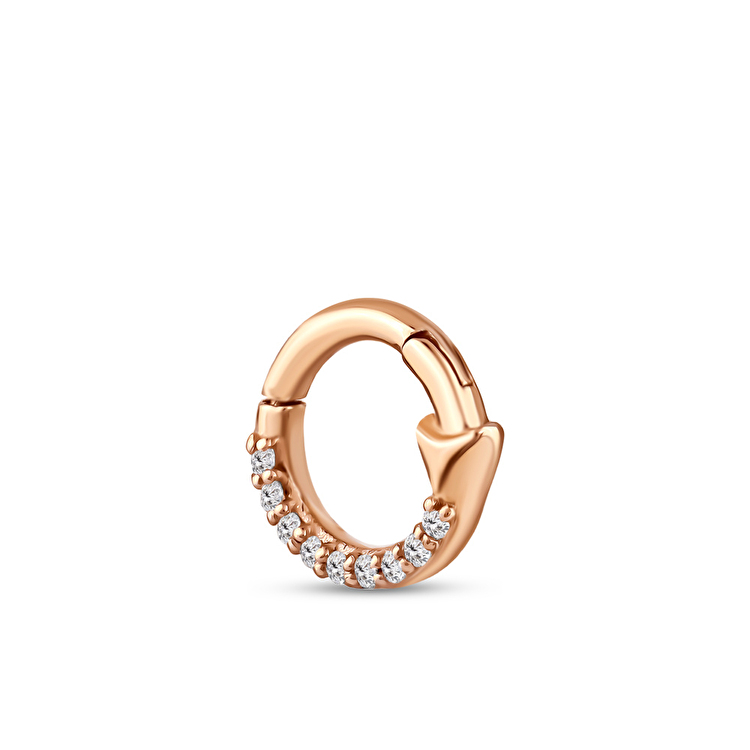 0,03 Karat Pırlanta Hecate Round Flat Piercing