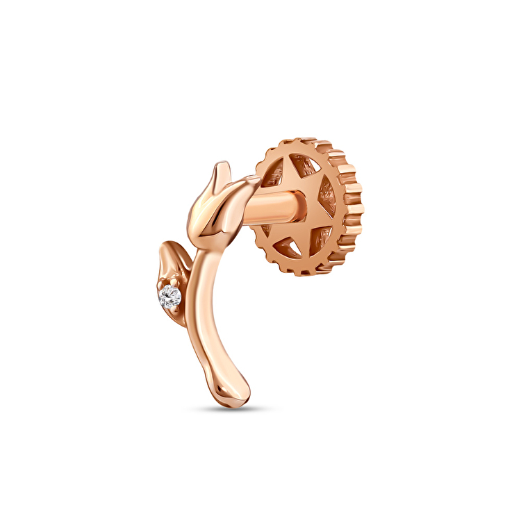 0,01 Karat Pırlanta Chloris Helix Piercing