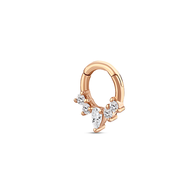 0,12 Karat Pırlanta Whisper Daith Piercing