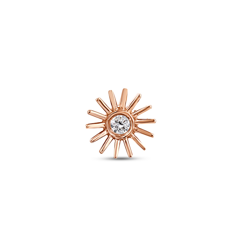 0,02 Karat Pırlanta Elya Tragus Piercing