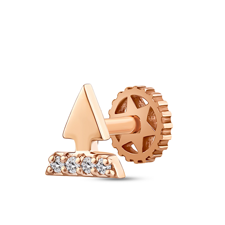 0,02 Karat Pırlanta Anatolia Tragus Piercing
