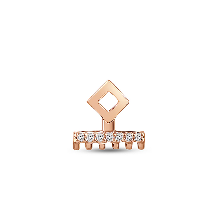 0,02 Karat Pırlanta Eye Tragus Piercing