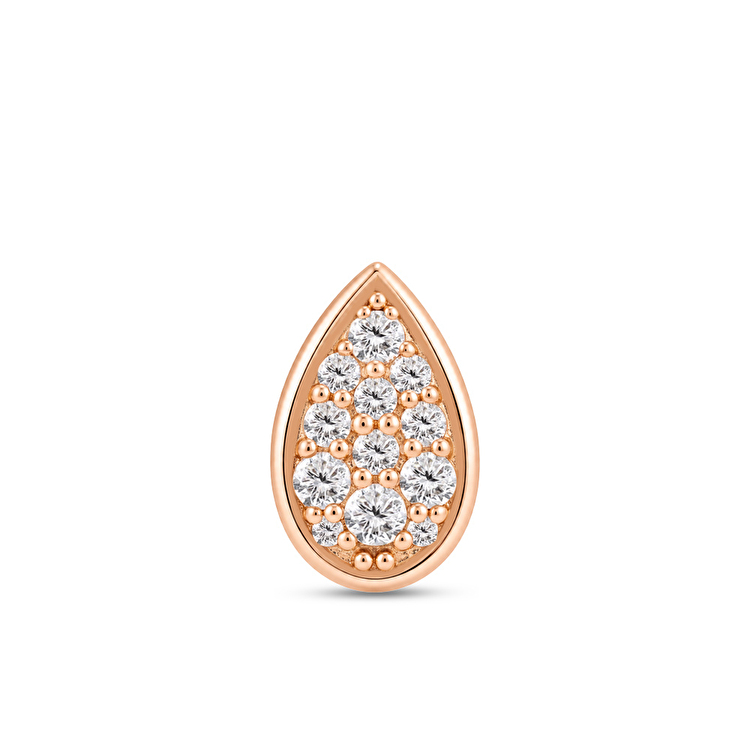 0,07 Karat Pırlanta Lucent Tragus Piercing