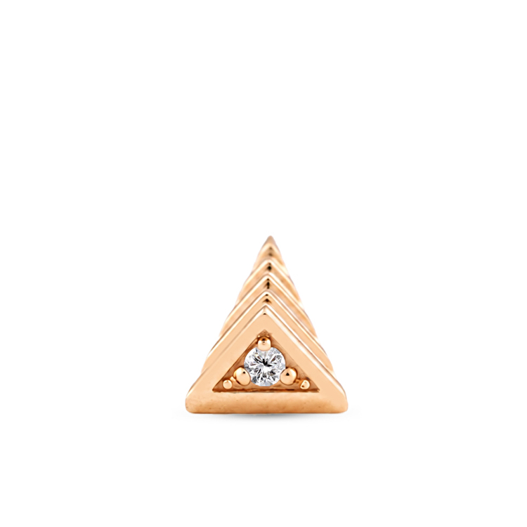 0,02 Karat Pırlanta Nemes Tragus Piercing