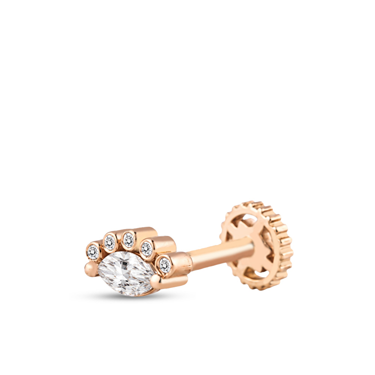 0,08 Karat Pırlanta İris Tragus Piercing