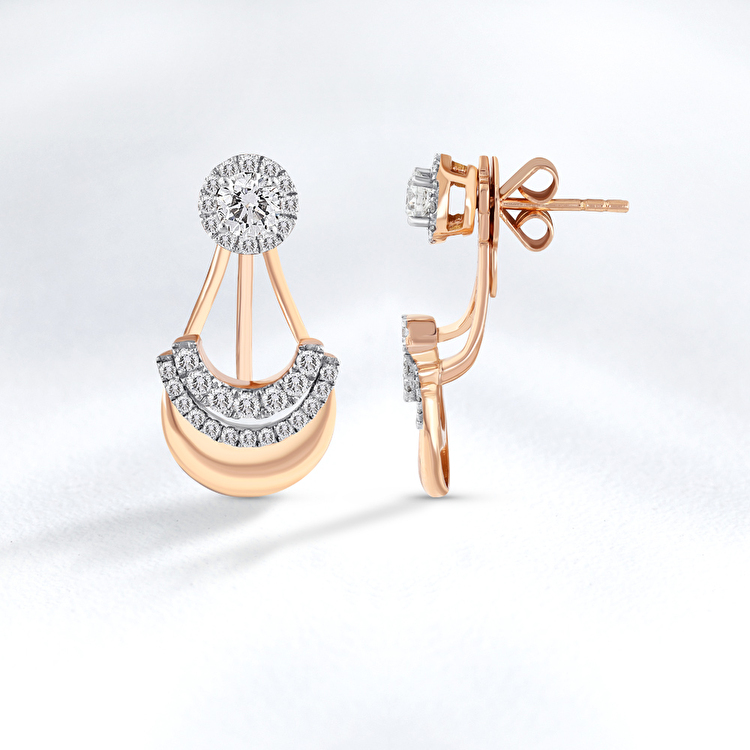 0,92 Karat Zenith Pırlanta Küpe