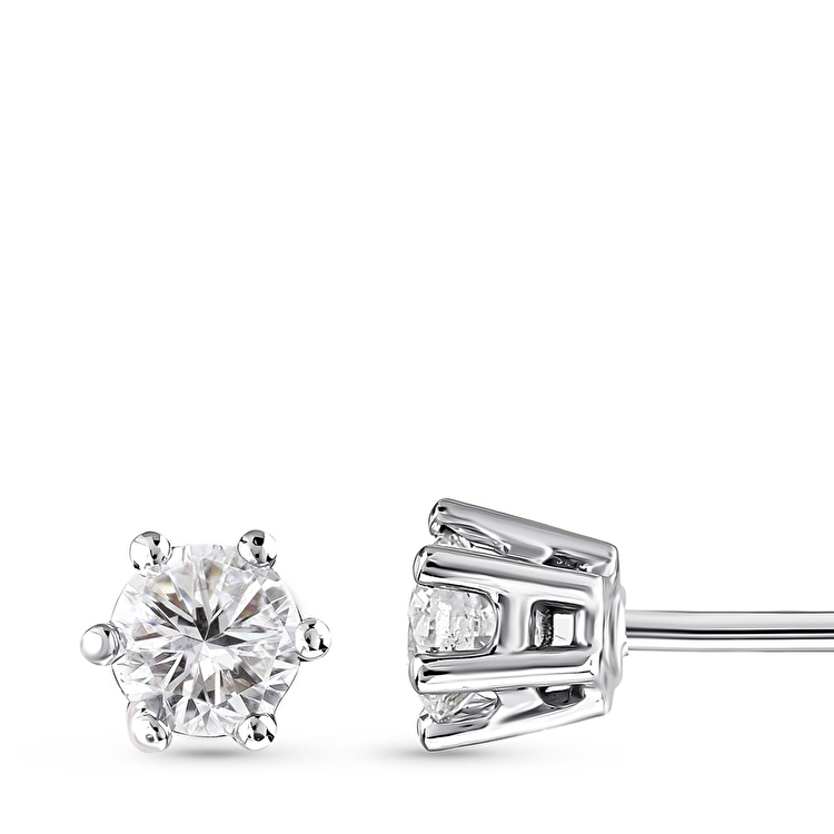 0,50 Karat Tiara Tektaş Pırlanta Küpe