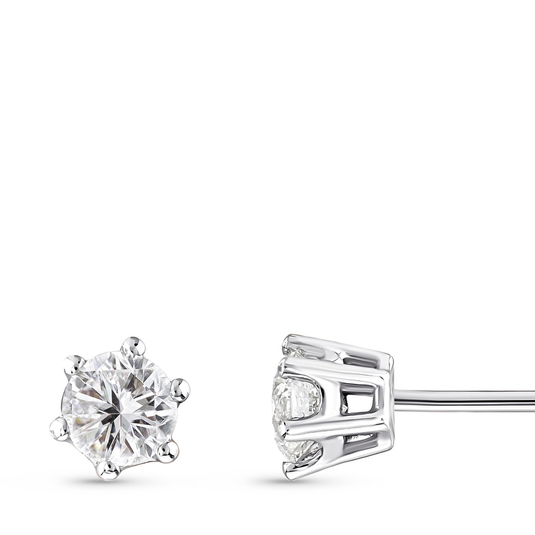 0,70 Karat Tiara Tektaş Pırlanta Küpe