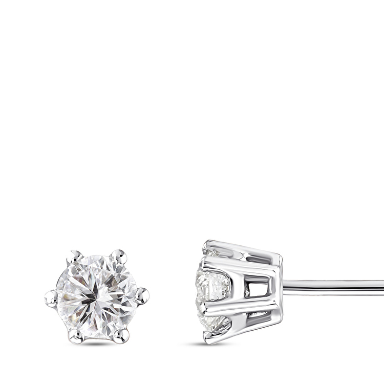 0,70 Karat Tiara Tektaş Pırlanta Küpe